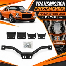 Transmission Crossmember Fits Chevy Camaro 1970-1981 4l60 700r4 Black Transmission Crossmember Fits Chevy Camaro 1970-1981 4l60 700r4 Black