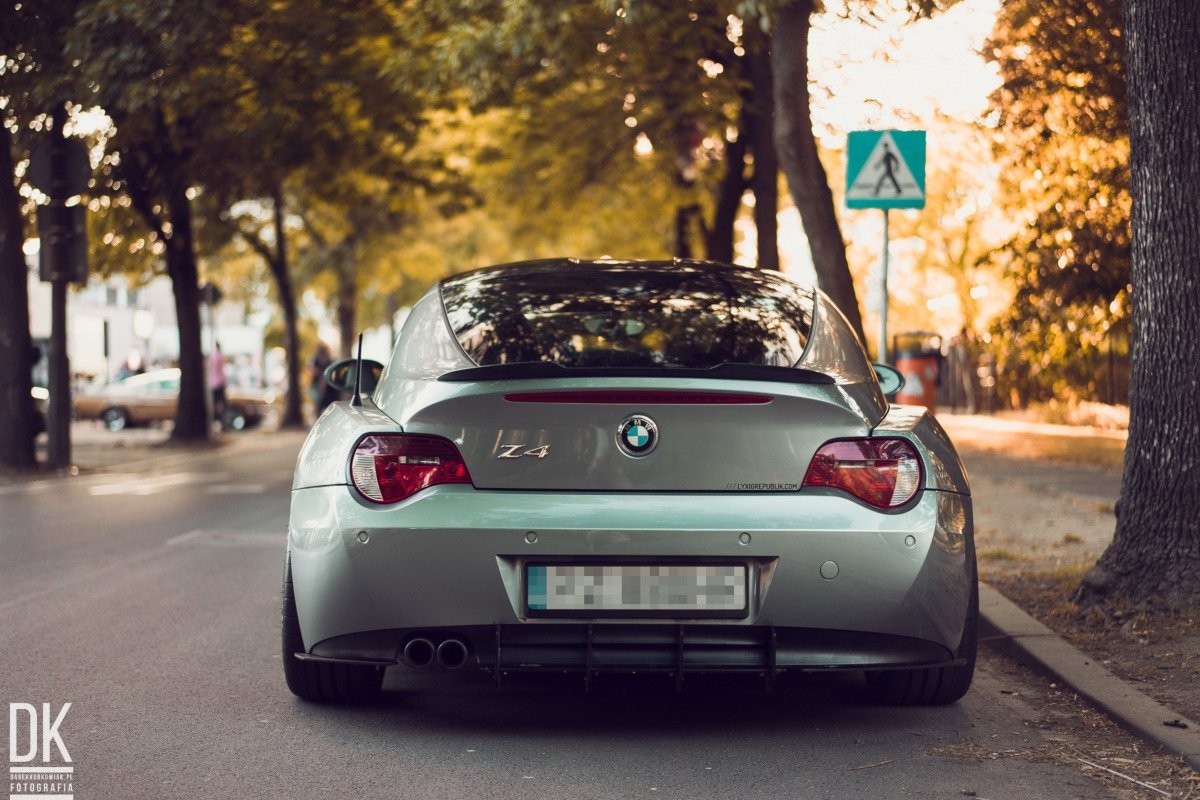 Diffuseur arriere BMW Z4 Coupe E86 Maxton finition aspect carbone