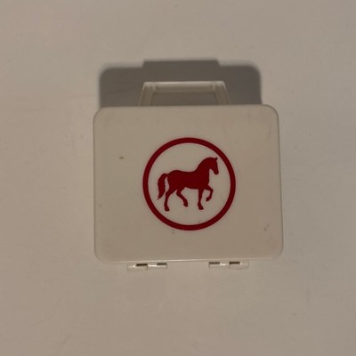 BATTAT - White Suitcase / Horse Vet Case - Doll Accessory  *Clasp Broken*