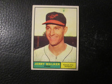 1961  TOPPS #85  JERRY WALKER  ATHLETICS     GOOD