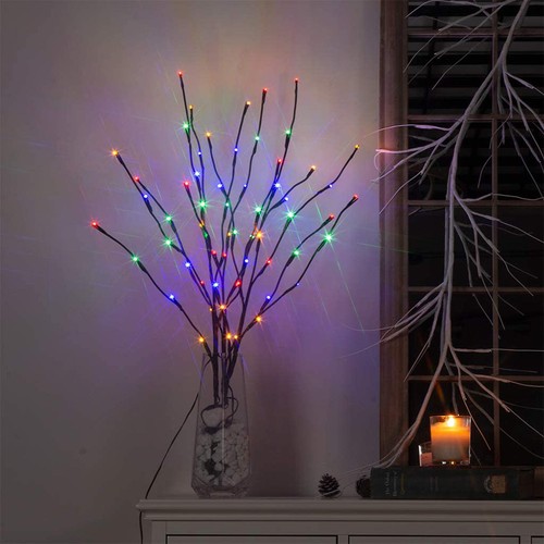 LED Branch Twig Lights Light Up Fairy Twig Willow Branch Lights Christmas Decor - Picture 13 of 33