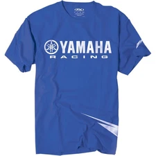 Factory Effex Yamaha Strobe Tee Shirt - Blue - Large 12-88162