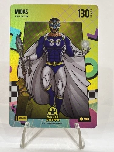 Bo Jackson Battle Arena MIDAS STEPH CURRY 80's Rad Battlefoil Steel #RAD454