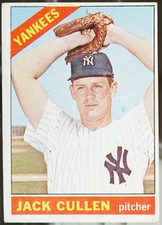 1966 Topps Baseball Jack Cullen #31 VG