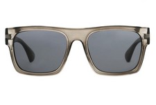 New Foster Grant Men's Flattop Fashion Full Rim Smoked Tinted Sunglasses Gray
