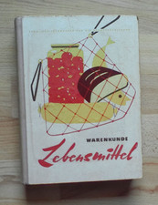 DDR + Warenkunde  Lebensmittel  + Lehrbuch Berufsausbildung  Verk&auml;ufer Koch