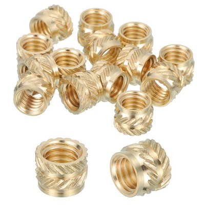 26 pcs inserts M6 brass thermo for plastic, M6x8x6mm