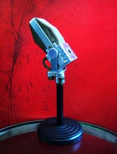 Vintage RARE 1940's Philco / E.V V-1 "Velocity" Ribbon microphone w stand  2