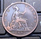 1892 Victoria Penny — photo from another recent sale