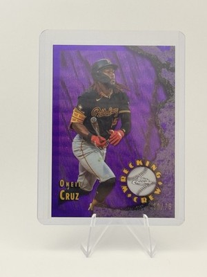 2026 Topps Chrome Oneil Cruz Wrecking Crew Purple Refractor /75 🏴‍☠️Pirates