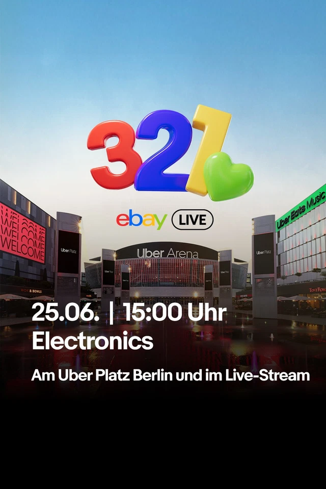 eBay Live-Event am Donnerstag - Wir streamen live vom Uber - Platz 🥳😎