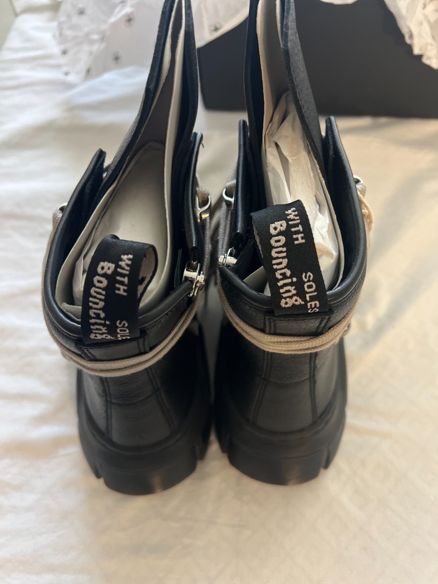 NEW Rick Owens x DR Martens 1460 DMXL Megalace Black Boots