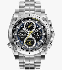 Bulova Precisionist Quartz Bracelet Watch Chr...