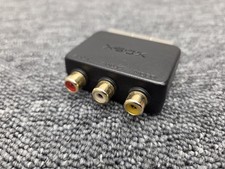 Scart Adapter TV AV Adapter 3 RCA Chinch Audio Video PS1/2/3 Xbox360 Nintendo