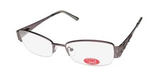NEW OSCAR DE LA RENTA OSL 501 EYEWEAR HALF-RIM METAL PLASTIC 53-18-140