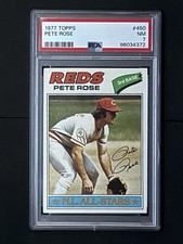 1977 Topps - Pete Rose #450🔥PSA 7!!