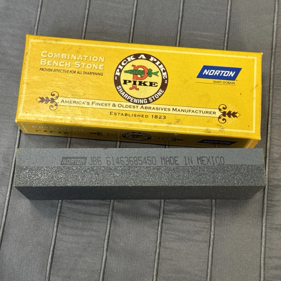 Pike Combination Bench Sharpening Stone 1" x 2" x 6" - Image 3 of 4