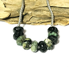 10 Pcs. New Collection Multi Gemstone 4MM Big Hole Beads Large Hole Beads 14x8mm