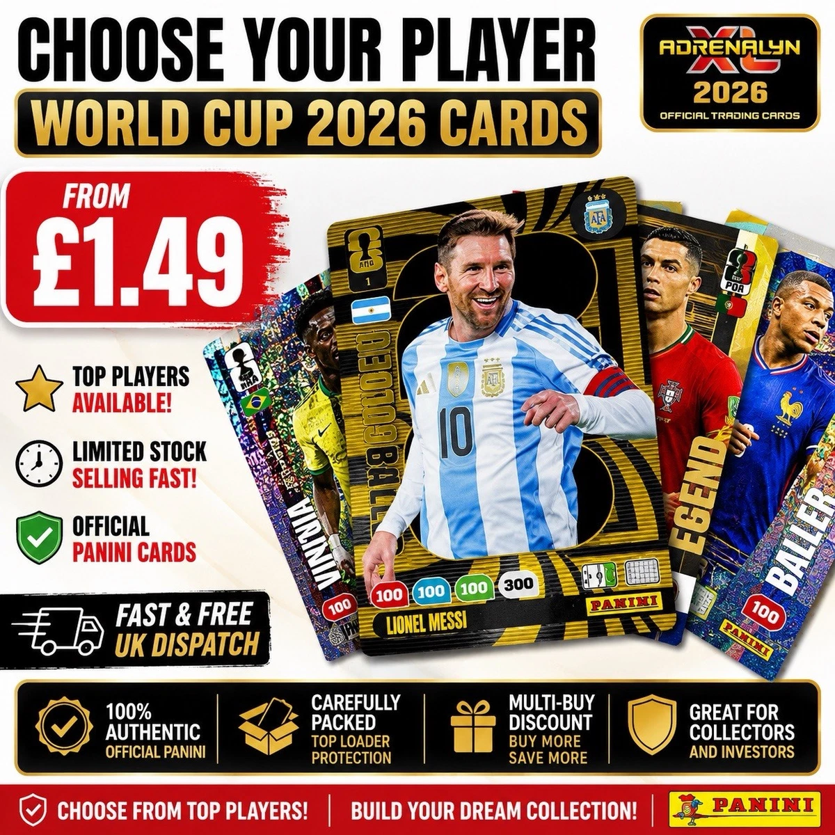 Panini Adrenalyn XL Fifa World Cup 2026 Enzo Fernandez #568 for