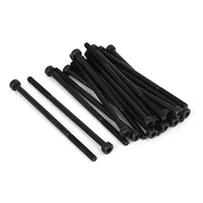 20Pcs M3x60mm Hex Socket Screws DIY Partially Threaded Bolt 12.9 Alloy Steel