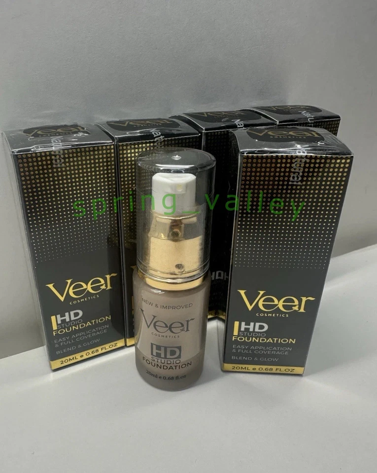 Veer Cosmetics Liquid HD Studio Foundation Natural 0.68 fl oz 20ml - Image 3 of 4