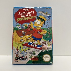 The Simpsons Bart vs the Space Mutants f&uuml;r NES (PAL). Verpackt. CIB KOMPLETT IN BOX
