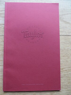 2000 Taylor Guitars catalogue (2 of 2)