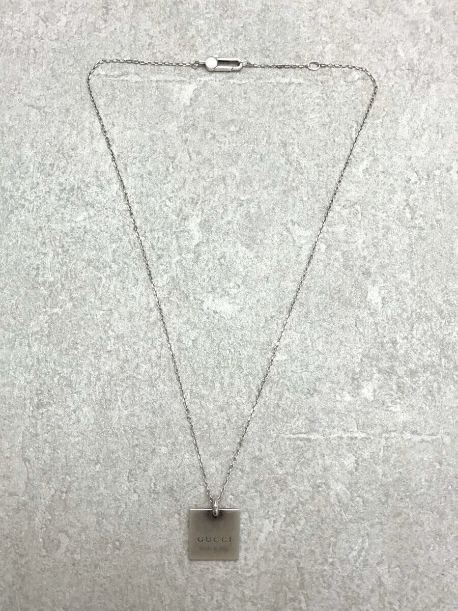 GUCCI necklace silver SV925 square