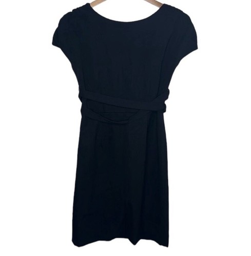 Loeffler Randall Black Wool Spike Belt Dress Women Size 2 - Picture 5 of 7