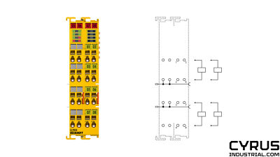 Beckhoff EL2904 EtherCAT Terminal, 4-channel digital output, 24 V DC, 0.5 A, Twi