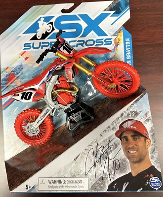 SX Supercross - Target Excl Justin Brayton**CHASE**- 1:10 Scale Red Honda 450R -
