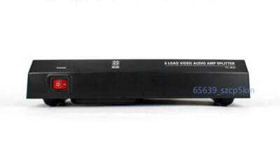 RCA Video Audio AV Switch 1 to 8 Ports Selector 8-Way TV DVD Splitter Box