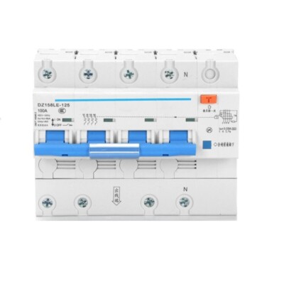 For CHINT DZ158LE-125 100A 4P Residual Current Operated Circuit Breaker