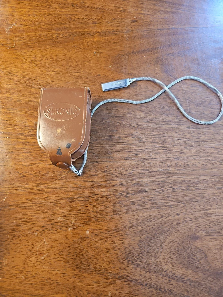 Medidor de exposición a luz vintage años 50 Seiko SEKONIC tipo L-VI cadena y estuche originales Foto 2 de 3