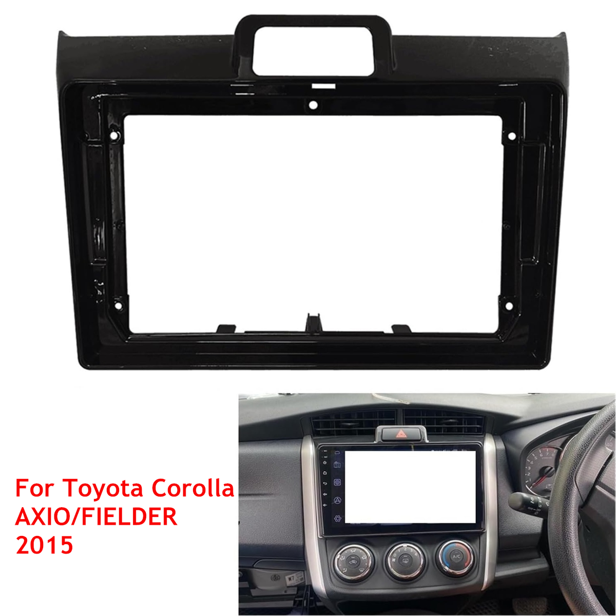 For Toyota 2015 Corolla Axio Car Radio Fascia Panel 9inch Stereo