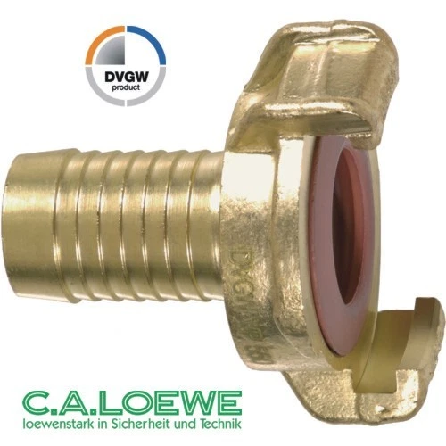 KARASTO GEKA Trinkwasserkupplung GEKA PLUS 3/4" mit 19 mm Tülle KTW Geka Plus Trinkwasserkupp