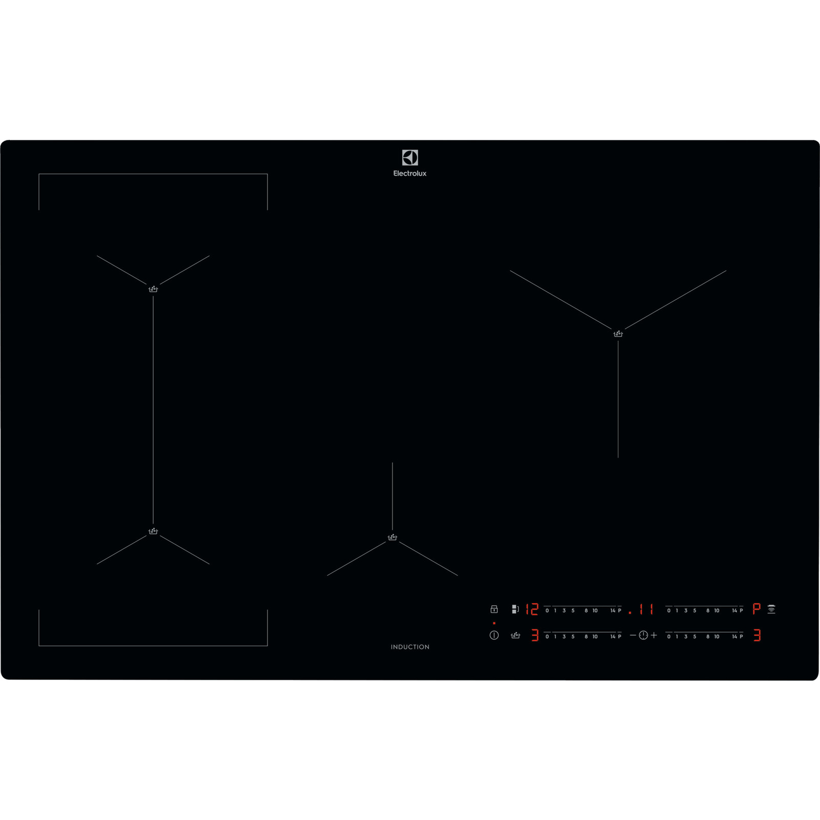 Electrolux Piano cottura ad induzione Serie 700 SenseBoil® 80cm EIS82449C