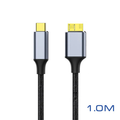 Sonilco 5Gbps USB-C To Micro B 3.0 Cable 3A Quick Charging HDD Laptop Smartphone