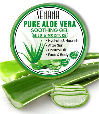 Aloe Vera Body Face Moisturizer Skin Care Dry Skin Anti Wrinkle Acne Scars
