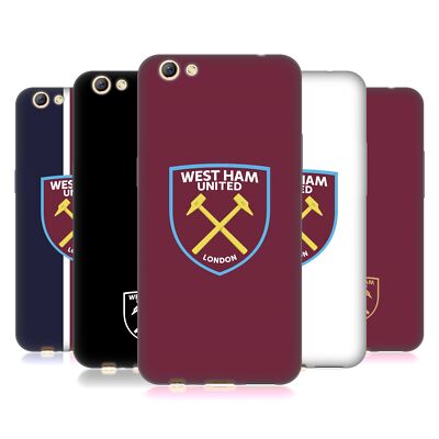 OFFIZIELLE WEST HAM UNITED FC CREST SOFT GEL HANDYHÜLLE FÜR OPPO HANDYS