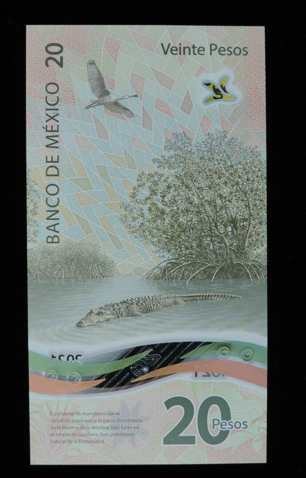 1821 2021 20 Mexican Pesos Bank Note Bicentennial AE 6219162 Bookend Note Mexico