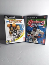 Sony Playstation 2 Backyard NBA Basketball '03  Tim Duncan/PS2 MLB Baseball' '09