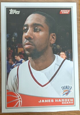 James Harden Topps 2009-10 Rookie Card Raw | eBay