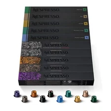 Nespresso Coffee 100 Pods Original Line 10 Sleeves lot VARIETY PACK MIX FLAVORS