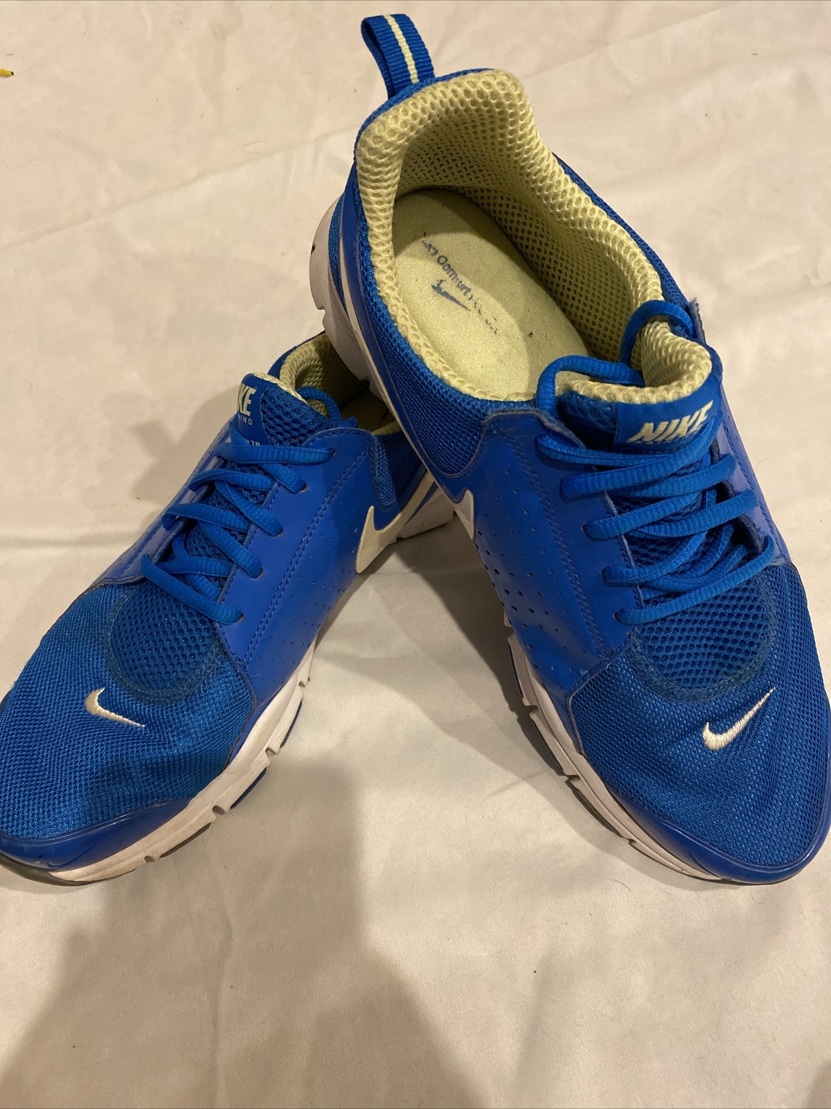 Nike Womens 9.5 In Season Running Shoe, Royal Blue With Wht. Swoosh eBay