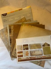 Creative Memories Scrapbooking 8x8 Kit Bountiful Fall Autumn Paper Stickers