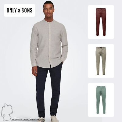 ONLY & SONS Herren Chino Hose Zeitlos Slim Fit Chino Pants Elegante Stretch Hose