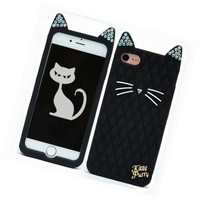 For Iphone 7 Plus Case, Tishaa Cute 3d Bling Bling Rhinestones Cat Ears Cute For Iphone 7 Plus Case, Tishaa Cute 3d Bling Bling Rhinestones Cat Ears Cute