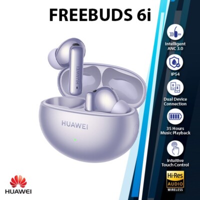 Huawei FreeBuds 6i True Wireless Stereo (TWS) Earphones with intelligent ANC 3.0