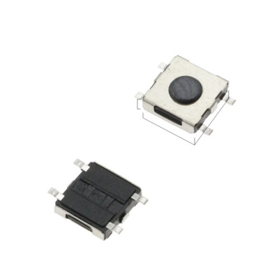 Sourcing Map 5 Pezzi Interruttore Tattile Momentaneo - 6x6x7,3mm - 4 Pin - SPST - Per PCB SMD E Riparazioni Elettroniche